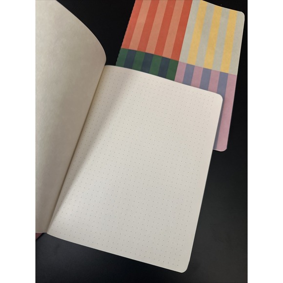 Anthropologie Small Thin Notebooks Retro Colorful Lined - Picture 4 of 5